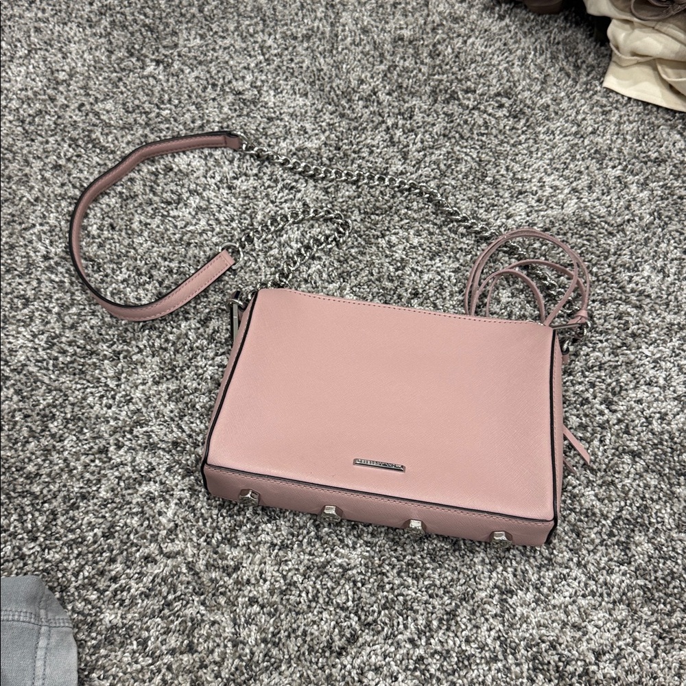 Rebecca Minkoff Avery Light Blush Pink Crossbody - Picture 3 of 8